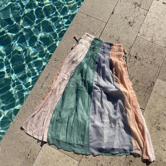 Antik Batik Cleo Multi-Color Vacation Maxi Skirt New Antik Batik Cleo Multi-Color Vacation Maxi Skirt New